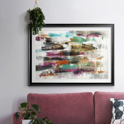 Inertia #3-FramedFramed Print W Beveled Matt and Glass