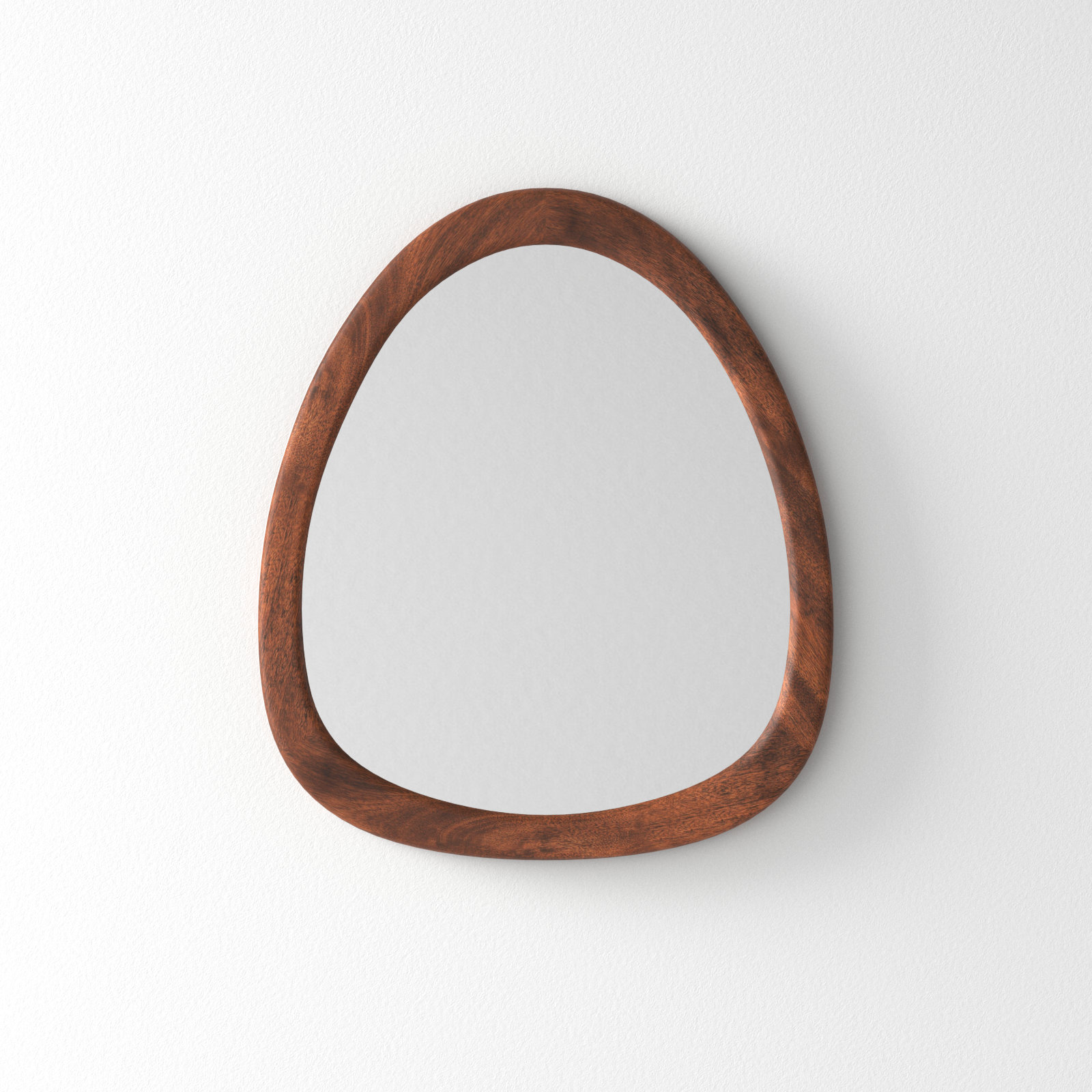 Buster 24" Mango Accent Mirror, Walnut
