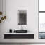 1-Door Recessed Frameless LED Lighting and Electrical Outlet Medicine Cabinet with 4-Adjustable Shelves-45538830-45538929