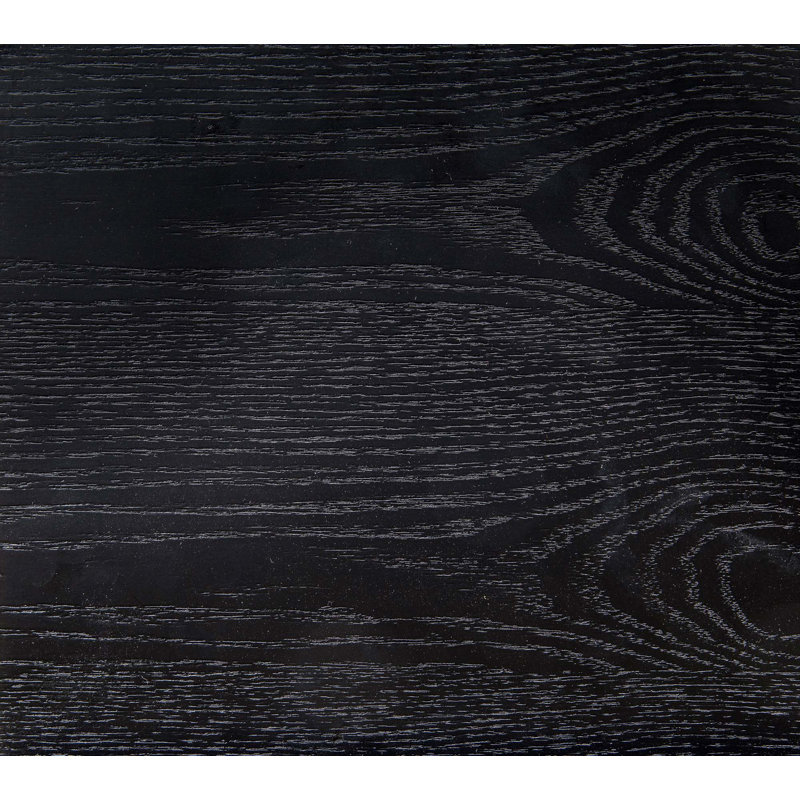 5Pc Dining Set Black Finish Dining Table