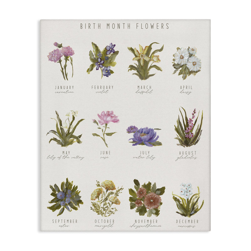 Art mural sur toile, tableau de naissance, conception par Amanda Hilburn, H 20 po x l 16 po