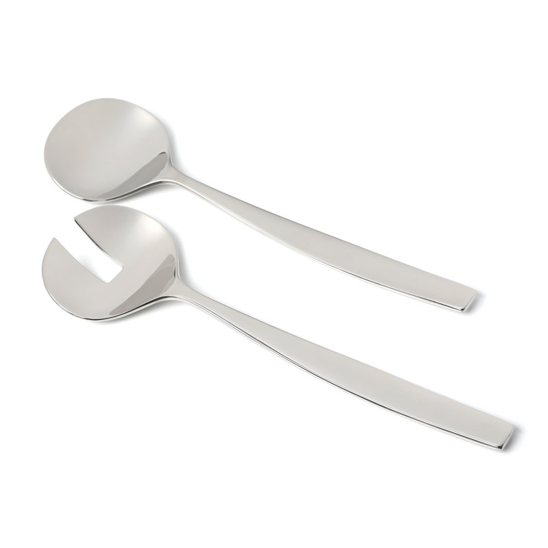Dressed Stainless Steel Salad Servers