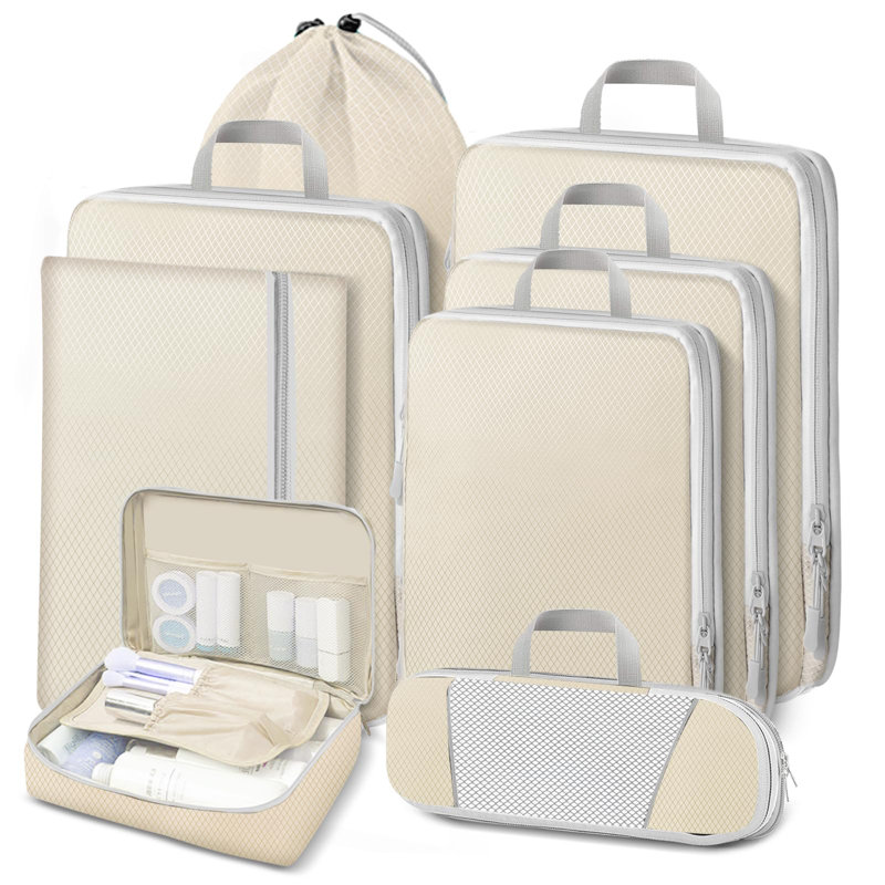 Rebrilliant Fabric Storage Bag, White