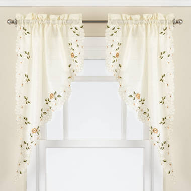 Spices And Herbs Kitchen Curtains With Rod Pocket Artistic - Temu