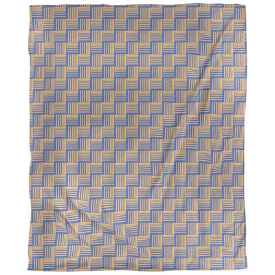 Tissu basketweave contrast