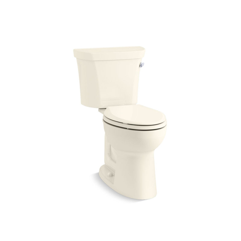 Toilette allongée Highlinetwo, 1,0 Gpf, Biscuit