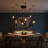 6-Light Adjustable Spider Pendant Chandelier