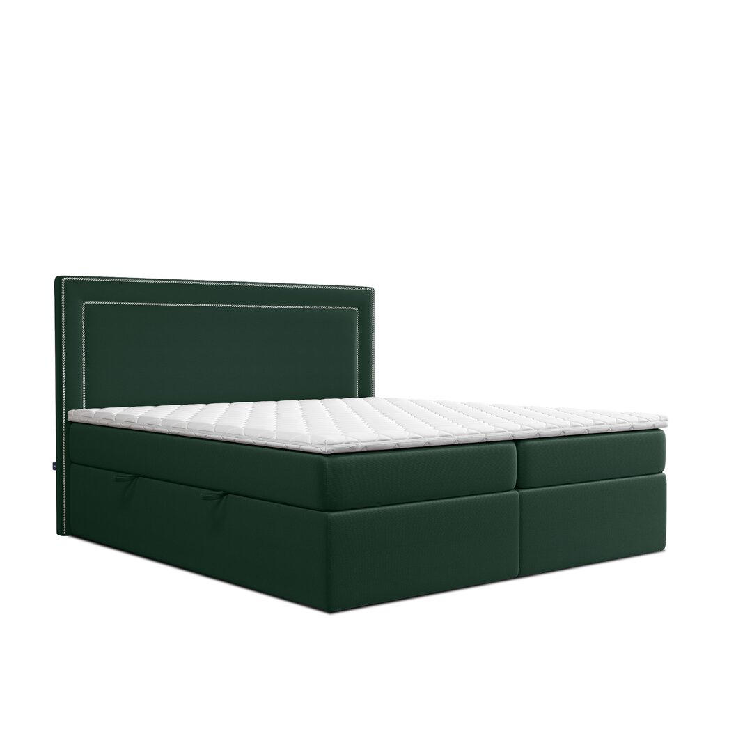 Boxspringbett Jariel mit Topper und Bettkasten