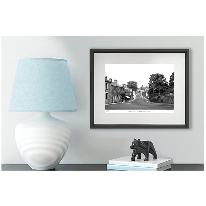 Chatburn, Bridge Road C1955 - Single Picture Frame Print, 40cm H x 50cm W x 2.3cm D