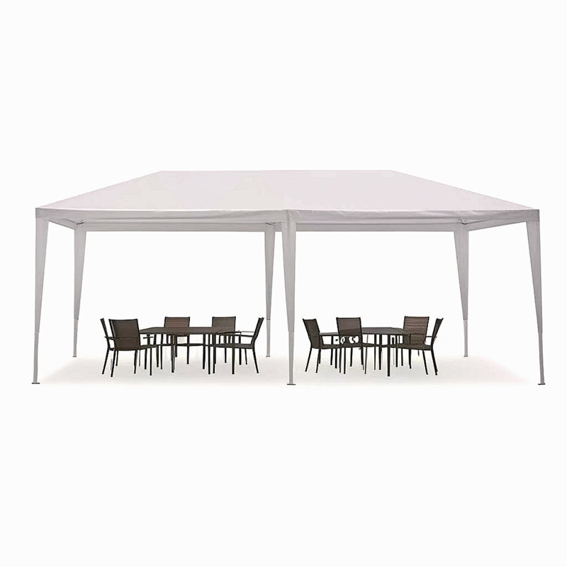 Chapiteau de jardin 10 pi x 20 pi avec abri de jardin et tente de réception sans parois latérales
