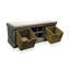 Banc de rangement rembourré pour chaussures Gorge