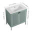 Meuble-lavabo autoportant de 30 po avec lavabo en céramique