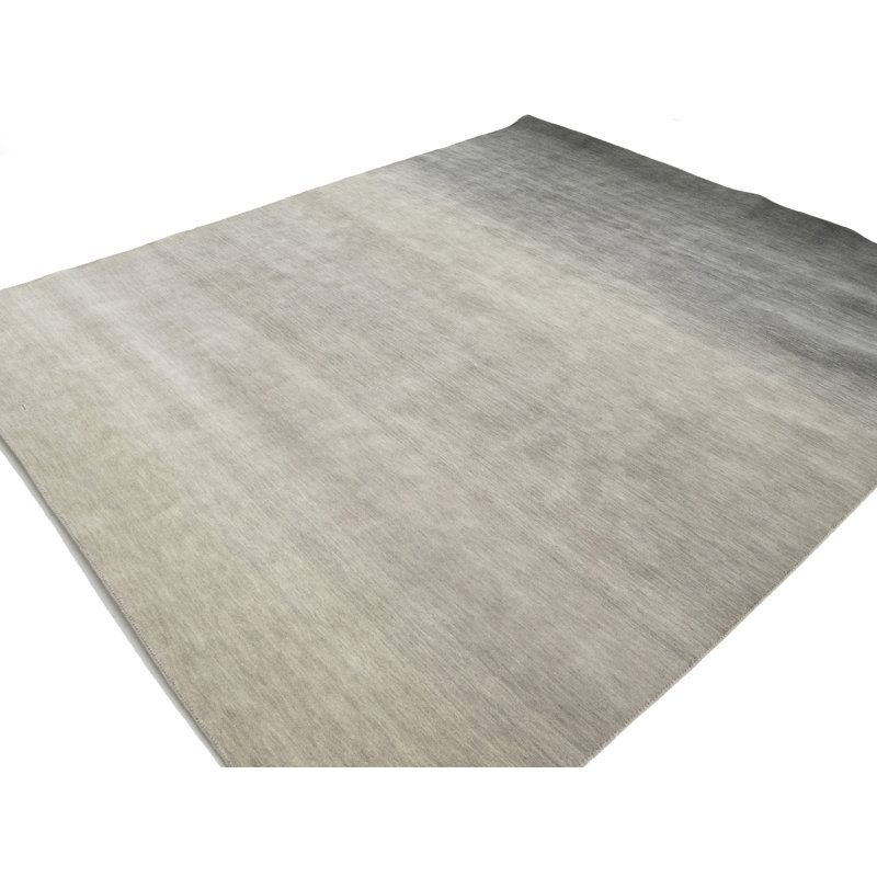 Tapis oriental multicolore moderne tissé à la main 8 x 10