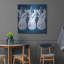 «Indigo Pineapple» par Linda Woods, art mural en métal-114866206