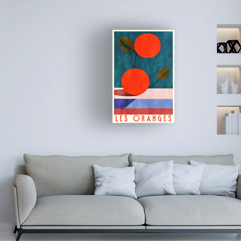 Bo Anderson Les Oranges sur toile, H 47 po x l 30 po x P 2 po