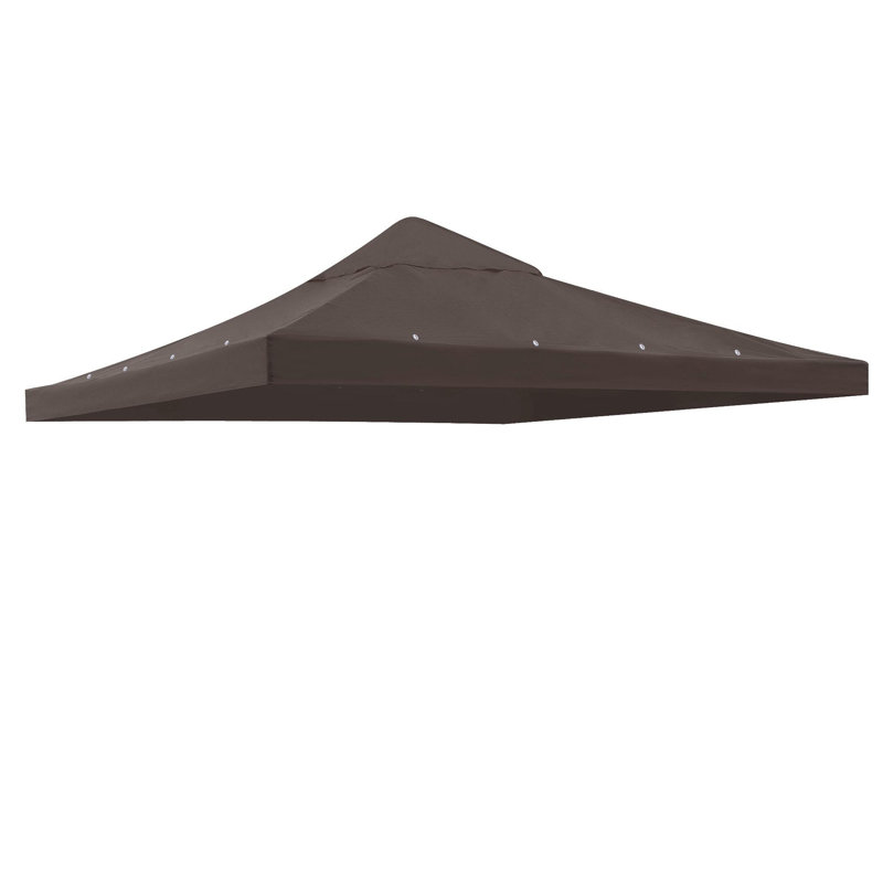 Yescom Polyester Replacement Canopy for Canopy, Brown, 10ft x 10ft