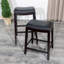 Tabouret de comptoir, siège en cuir-2010234476-2010234477