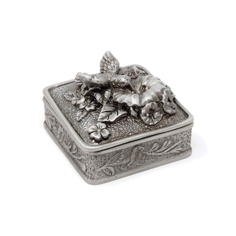 Boîte à bijoux vintage colibri