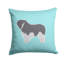 Coussin intérieur/extérieur Polish Lowland Sheepdog-19640492-19640493