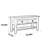 4 Pair Solid Wood Shoe Storage Bench