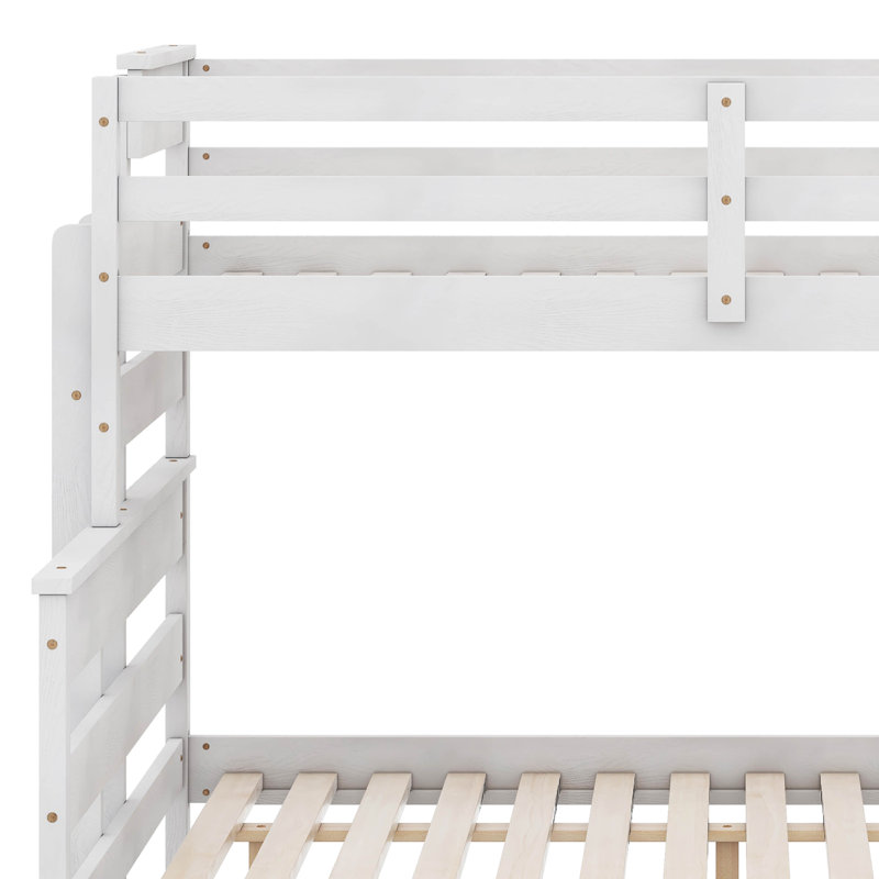 Jeann Kids Bunk Bed, Twin XL over Queen, White