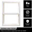 Étagères de rangement emboîtables à 3 niveaux Nandor en plastique, 76 x 36 x 97 cm, blanches