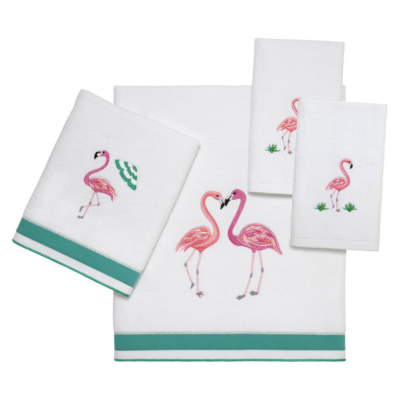 Flamingo Paradise Bathroom Accessory Set