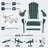 6-Piece Folding Adirondack Chair Set – All-Weather HDPE Outdoor Lounge Chairs with Cup Holders, Classic Firepit Seating for Patio, Backyard, Deck, or Garden-241080631