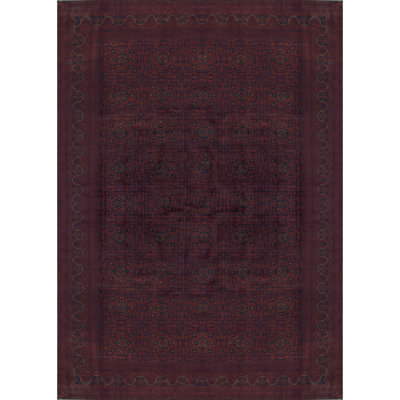 Hand-Knotted High-Quality Red Area Rug