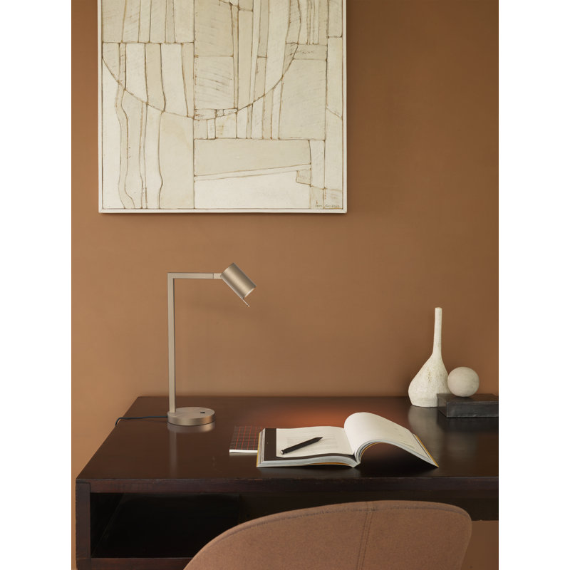 Ascoli Table Lamp, Matte Nickel