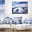 Coussins de plage lombaires seascape waves