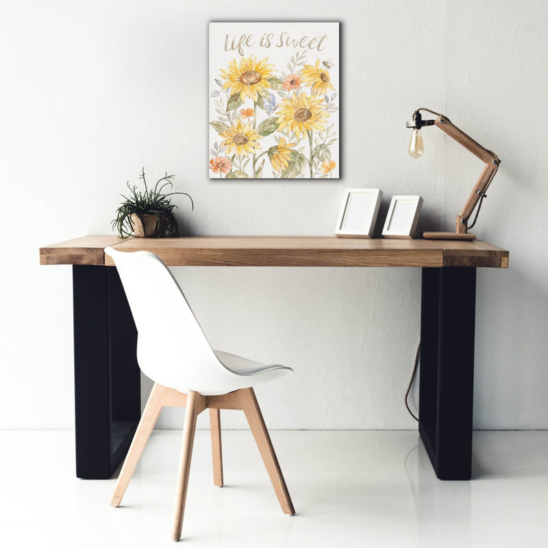 «Sunny Blooms 2» par Silvia Vassileva, art mural sur toile, H 24 po x l 20 po