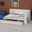 Lit de jour avec tablettes de rangement-669351700