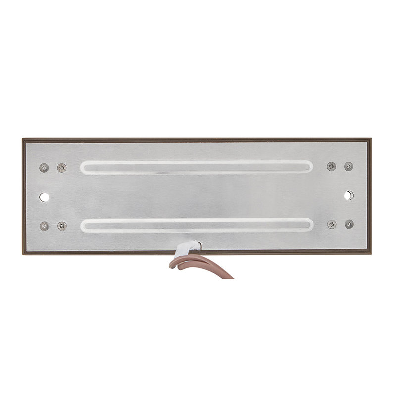 Louvered LED Step Light, Matte Bronze