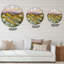 Horloge murale Vineyard At Dawn en Toscane, Italie-60328448