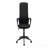 Office Chair, Adjustable Height, Armrests, Swivel, Ergonomic, Work, Black Fabric, Black Metal, Contemporary, Modern