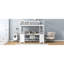 Lit mezzanine simple blanc avec bureau en forme de U et beaucoup de rangement - Fabrication en bois massif pour une chambre à coucher amusante et des espaces généreux-1621800781-1621800819