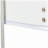 15.75" Rattan End table with  drawer, Modern nightstand, side table for living room, bedroom,white