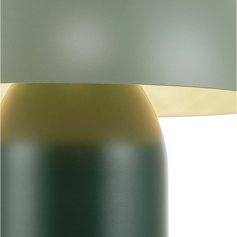 Colombano Metal Table Lamp, Green
