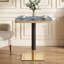 Ensemble de 2 tables de salle à manger carrées modernes-1820057422