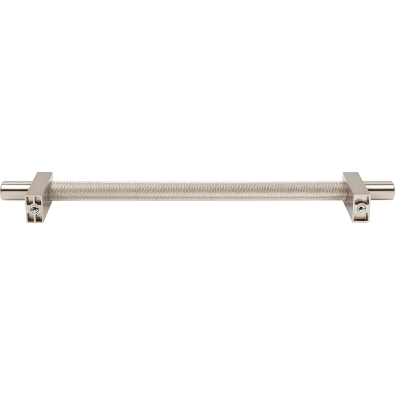 Larkin 3 Knurled Center Appliance Pull, Satin Nickel, 12"