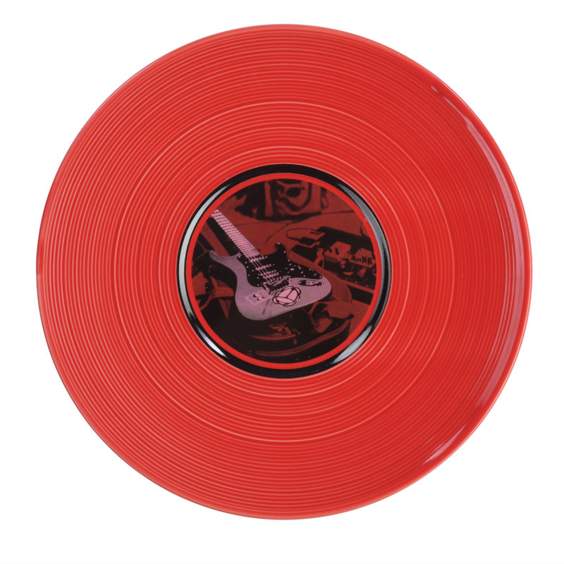 Assiette à hors-d'œuvre 8 po Mustique, Rouge