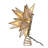 Kurt Adler's 10-Light LED 15-Point Gold Sputnik Capiz Tree Topper
