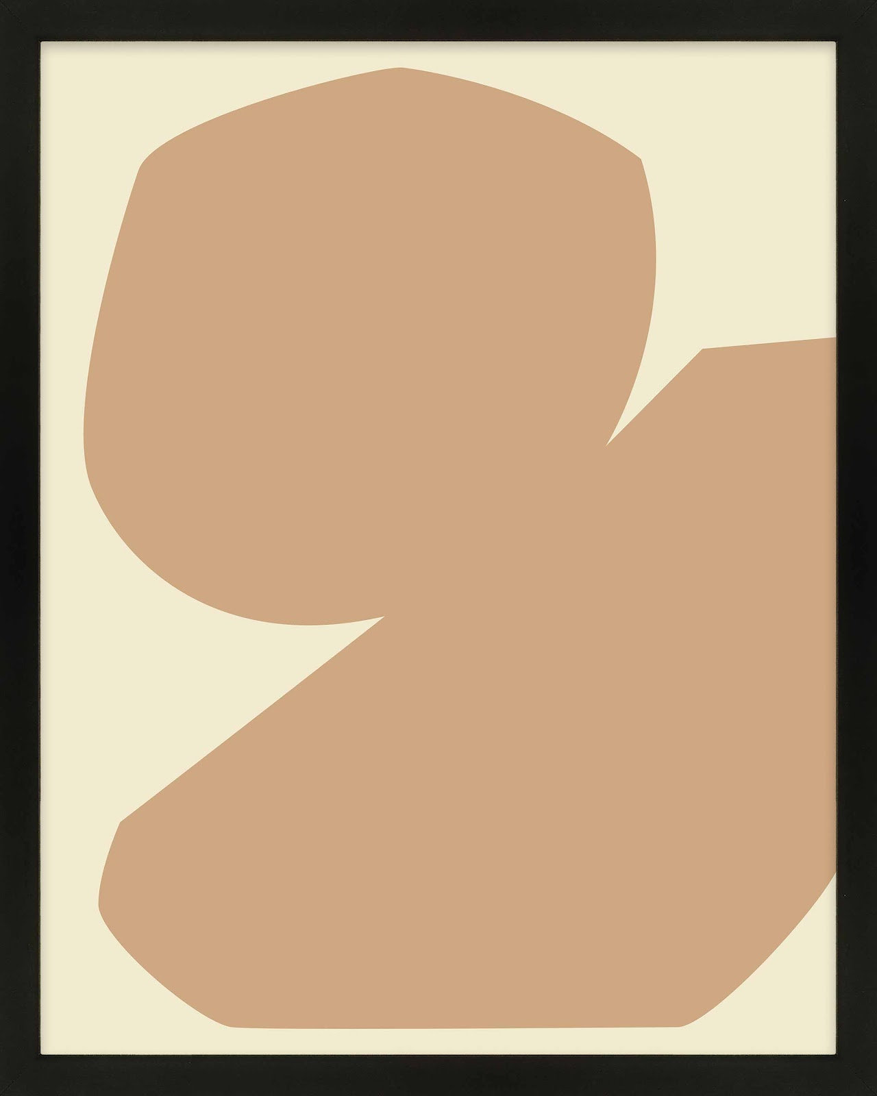 Oline "Component 3" Print by Michael Kempen, Black, 50" H x 40" W x 1.25" D