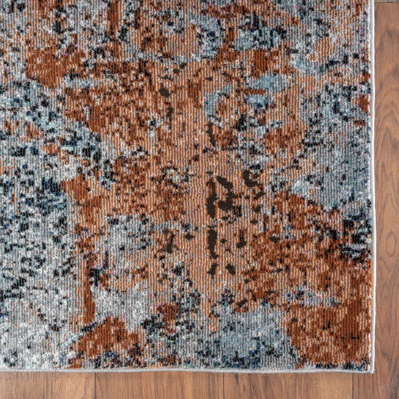 Abstract Indoor Rug, Rectangle 7'9" x 9'6"