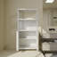 Armoire de rangement en bambou blanc