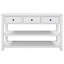 Console avec 2 tablettes ouvertes et 3 tiroirs-368818069-368818070