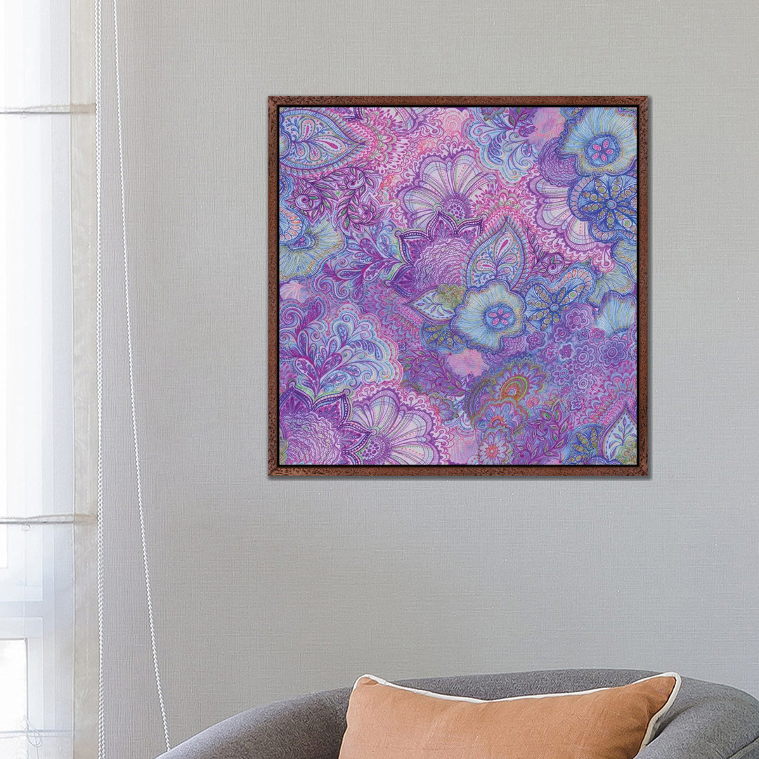 Flourish Purply von Stephanie Corfee - Gallery-Wrapped Canvas Giclée on Canvas