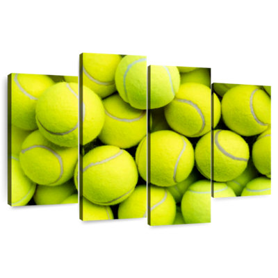 Balles de tennis jaunes