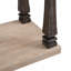 Console Mid-Century pour le vestibule, canapé en bois avec tablette de rangement à 2 niveaux-1799957695-1747481145